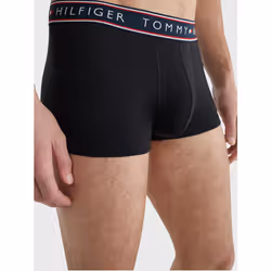 Tommy Hilfiger mens Cotton Stretch Miltipack Trunks  Black  Large US