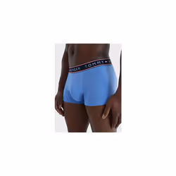 Tommy Hilfiger mens Cotton Stretch Miltipack Trunks  Persian Blue  Lar