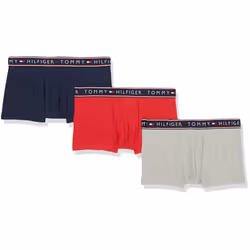 Tommy Hilfiger mens Cotton Stretch Miltipack Trunks Mahogany X-Large