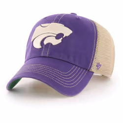 '47 NCAA Trawler Mesh Clean Up Adjustable Hat Adult One Size Fits All (Kansas State Wildcats Purple)
