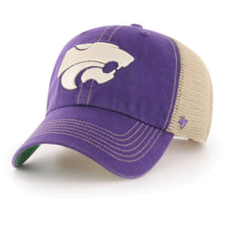 '47 NCAA Trawler Mesh Clean Up Adjustable Hat  Adult One Size Fits All (Kansas State Wildcats Purple)