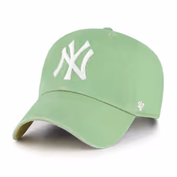 '47 MLB New York Yankees Ball Park Clean Up Adjustable Hat Adult One Size Fits All (New York Yankees Light Green Yellow)
