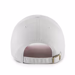 '47 New York Yankees Ballpark Clean Up Dad Hat Baseball Cap - Gray  Light Grey  White  Pink
