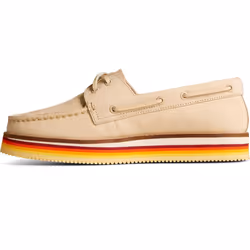 Sperry Authentic Original Stacked Boat Shoe Ivory