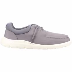 ) Sperry Capt Launch Moc Seacycled Uppers Men's Grey Lace-Up Shoes - Grey, 9.5 (Adults'
