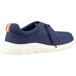 ) Sperry Capt Launch Moc Seacycled Uppers Men's Navy Lace-Up Shoes - Blue, 6.5 (Adults'