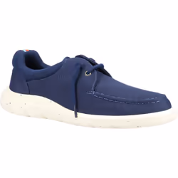 ) Sperry Capt Launch Moc Seacycled Uppers Men's Navy Lace-Up Shoes - Blue, 10.5 (Adults'