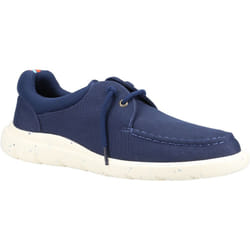 ) Sperry Capt Launch Moc Seacycled Uppers Men's Navy Lace-Up Shoes - Blue, 10.5 (Adults'