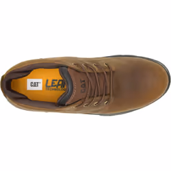 ) Caterpillar Exposition 4.5" Leather Pyramid Safety Boots - Brown, 7 (Adults'