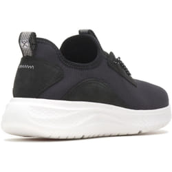 ) Hush Puppies Elevate Leather Women's Black Trainers - Black, 7 (Adults'