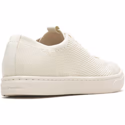 ) Hush Puppies Good Textile Men's Stone Trainers - White, 6 (Adults'