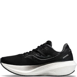 Saucony Men's Triumph 20 Running Shoe  Black/White  9.5 Wide
