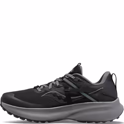Saucony Men's Ride 15 TR Trail Running Shoe  Black/Charcoal  12.5