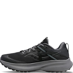 Saucony Men's Ride 15 TR Trail Running Shoe  Black/Charcoal  12.5