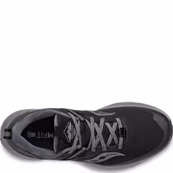 Saucony Men's Ride 15 TR Trail Running Shoe  Black/Charcoal  12.5