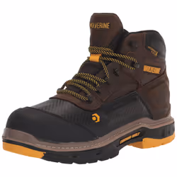 WOLVERINE Men's Overpass Mid Cm Boot Dark Coffee 11.5