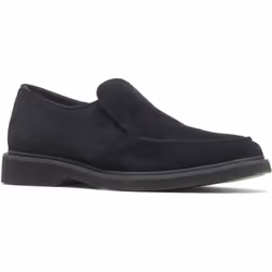 ) Hush Puppies Earl Slip On Suede Men's Black Loafers - Black, 11 (Adults'