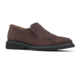 ) Hush Puppies Earl Slip On Suede Men's Brown Loafers - Brown, 7 (Adults'