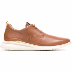 ) Hush Puppies Advance Lace Up Leather Men's Tan Lace-Up Shoes - Brown, 7 (Adults'