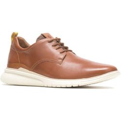 ) Hush Puppies Advance Lace Up Leather Men's Tan Lace-Up Shoes - Brown, 9 (Adults'