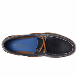 Sperry Men's  Leeward Boat Shoe Navy PERF 9.5 W