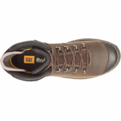 ) Caterpillar Diagnostic 2.0 Leather Coffee Safety Boots - Brown, 8 (Adults'