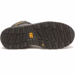 ) Caterpillar Pneumatic 2.0 Leather Black Safety Boots - Black, 7 (Adults'