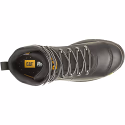 ) Caterpillar Pneumatic 2.0 Leather Black Safety Boots - Black, 7 (Adults'
