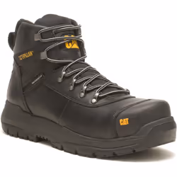 ) Caterpillar Pneumatic 2.0 Leather Black Safety Boots - Black, 11 (Adults'