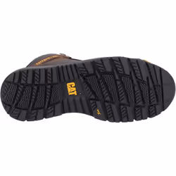 ) Caterpillar Pneumatic 2.0 Leather Brown Safety Boots - Brown, 12 (Adults'