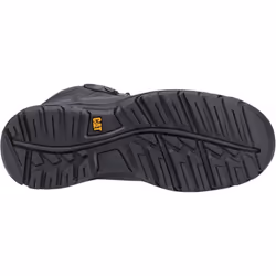 ) Caterpillar Mae Leather Women's Black Safety Boots - Black, 3 (Adults'