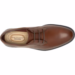 ) Hush Puppies Banker Leather Men's Brown Lace-Up Shoes - Brown, 6 (Adults'