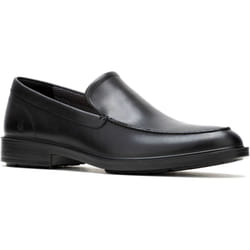 ) Hush Puppies Banker Leather Men's Black Lace-Up Shoes - Black, 6 (Adults'
