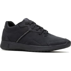 ) Hush Puppies The Good Leather Men's Black Trainers - Black, 7 (Adults'
