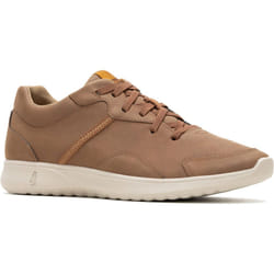 ) Hush Puppies The Good Leather Men's Cognac Trainers - Brown, 6 (Adults'