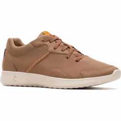 ) Hush Puppies The Good Leather Men's Cognac Trainers - Brown, 7 (Adults'