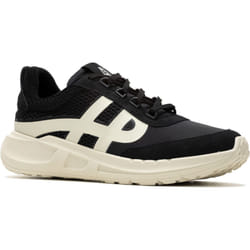 ) Hush Puppies Seventy8 Retro Runner Suede Men's Black Trainers - Black, 9 (Adults'