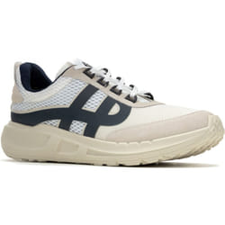 ) Hush Puppies Seventy8 Retro Runner Suede Men's White Trainers - White, 9.5 (Adults'