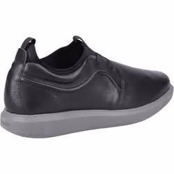 ) Hush Puppies Niles Leather Men's Black Lace-Up Shoes - Black, 10 (Adults'
