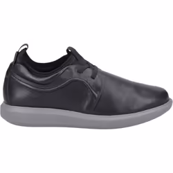 ) Hush Puppies Niles Leather Men's Black Lace-Up Shoes - Black, 12 (Adults'