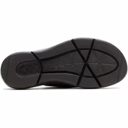 ) Hush Puppies Uplift Leather Women's Black Sandals - Black, 7 (Adults'