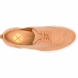 ) Hush Puppies Joy Leather Women's Tan Brogues Shoes - Brown, 6 (Adults'