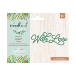 Natures Garden Woodland Friends Metal Die - With Love