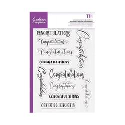 Crafters Companion Photopolymer Stamp ~ Congratulations