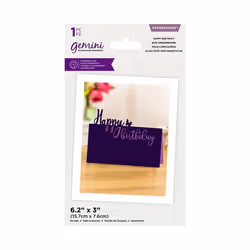 Gemini Mini Expressions Die - Happy Birthday