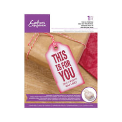 Crafters Companion Sentiment Tag Clear Acrylic Stamp - This Is For You