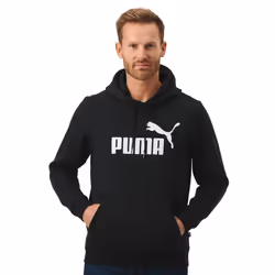 PUMA mens Essentials Big Logo Fleece Hoodie Hooded Sweatshirt  Cotton