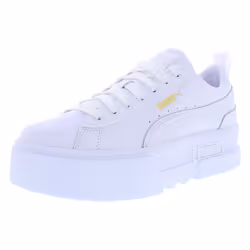 PUMA Women's Mayze Classic Sneakers  White  8 Medium US