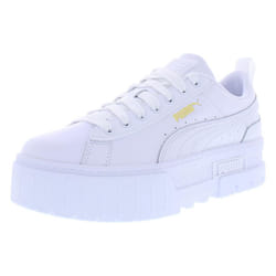 PUMA Women's Mayze Classic Sneakers  White  8 Medium US