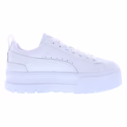 PUMA Women's Mayze Classic Sneakers  White  8 Medium US